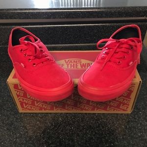 Vans Authentic true red/black M6.0/W 7.5